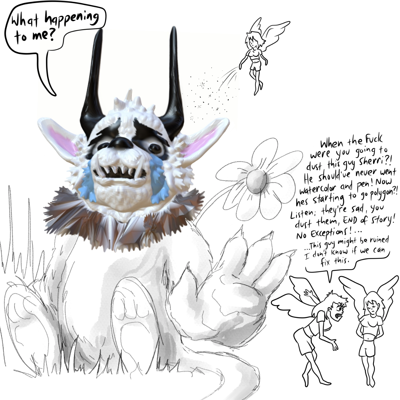  - Online Drawing Game Comic Strip Panel by Wizard Croissant