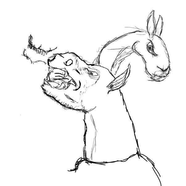 Drawing in Draw me speculative zoology creature. by YARF