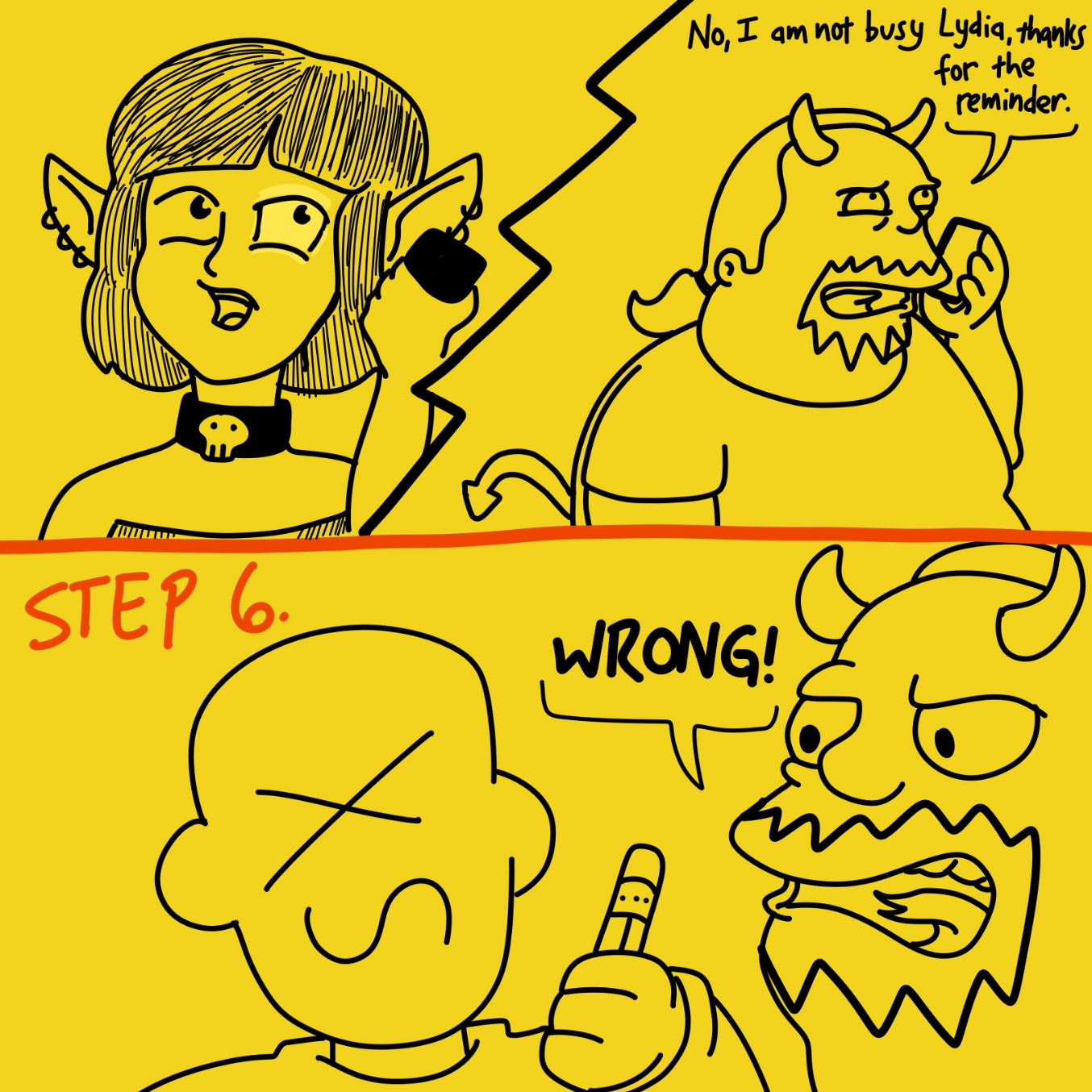  - Online Drawing Game Comic Strip Panel by Wizard Croissant