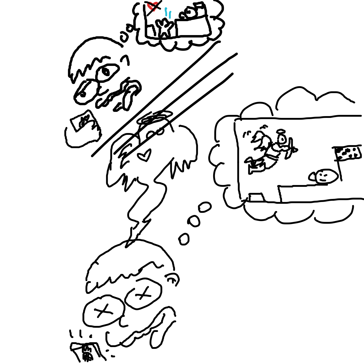  - Online Drawing Game Comic Strip Panel by rex