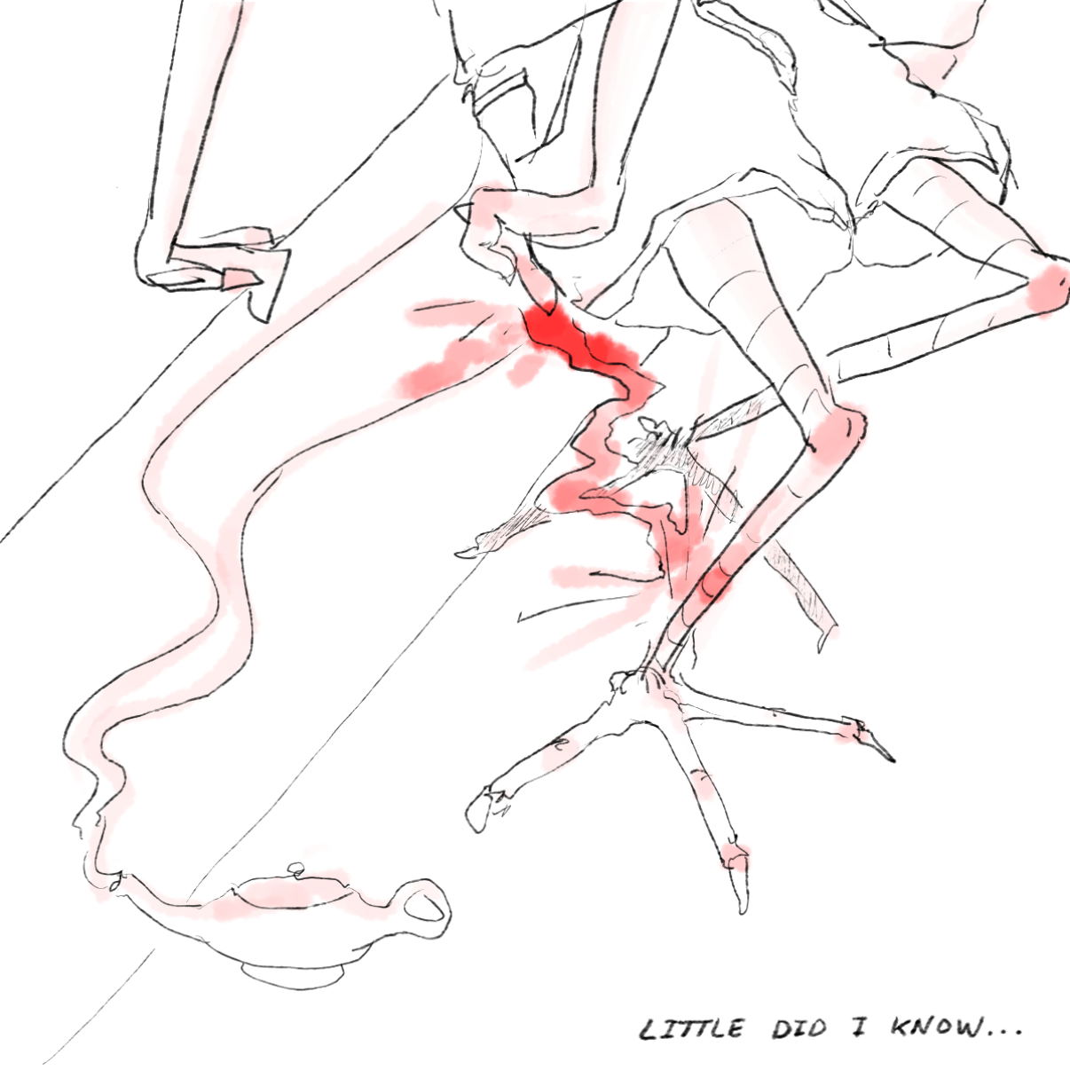 Drawing in My crush kissed me by Potato Man