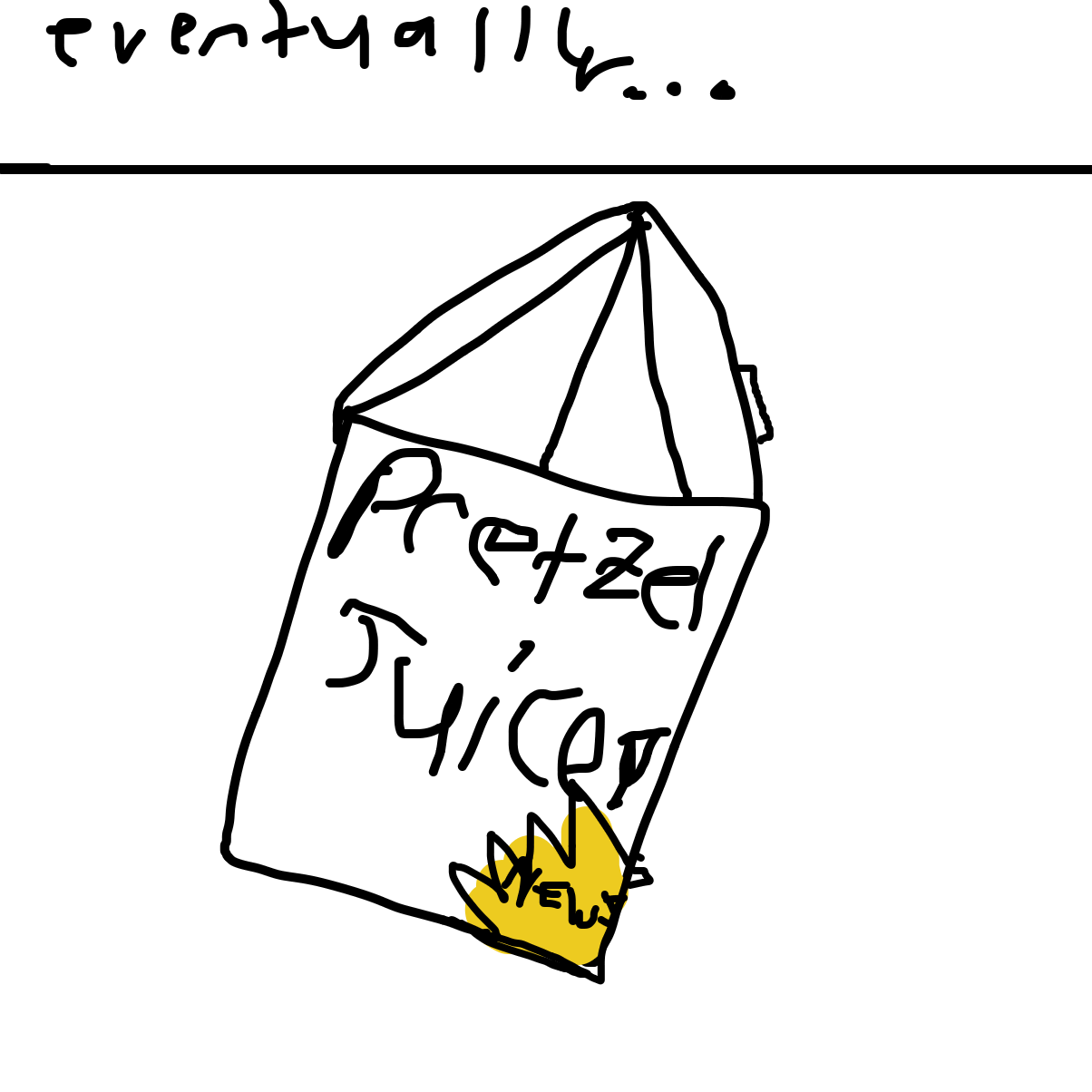 PRETZEL JUICE /0O0\ - Online Drawing Game Comic Strip Panel by EmoWeeb_the_Simp
