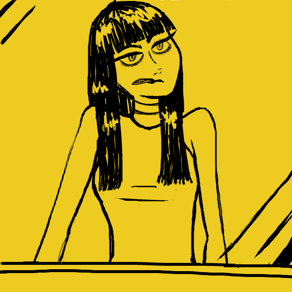 Drawing in Girl by Bountybooty