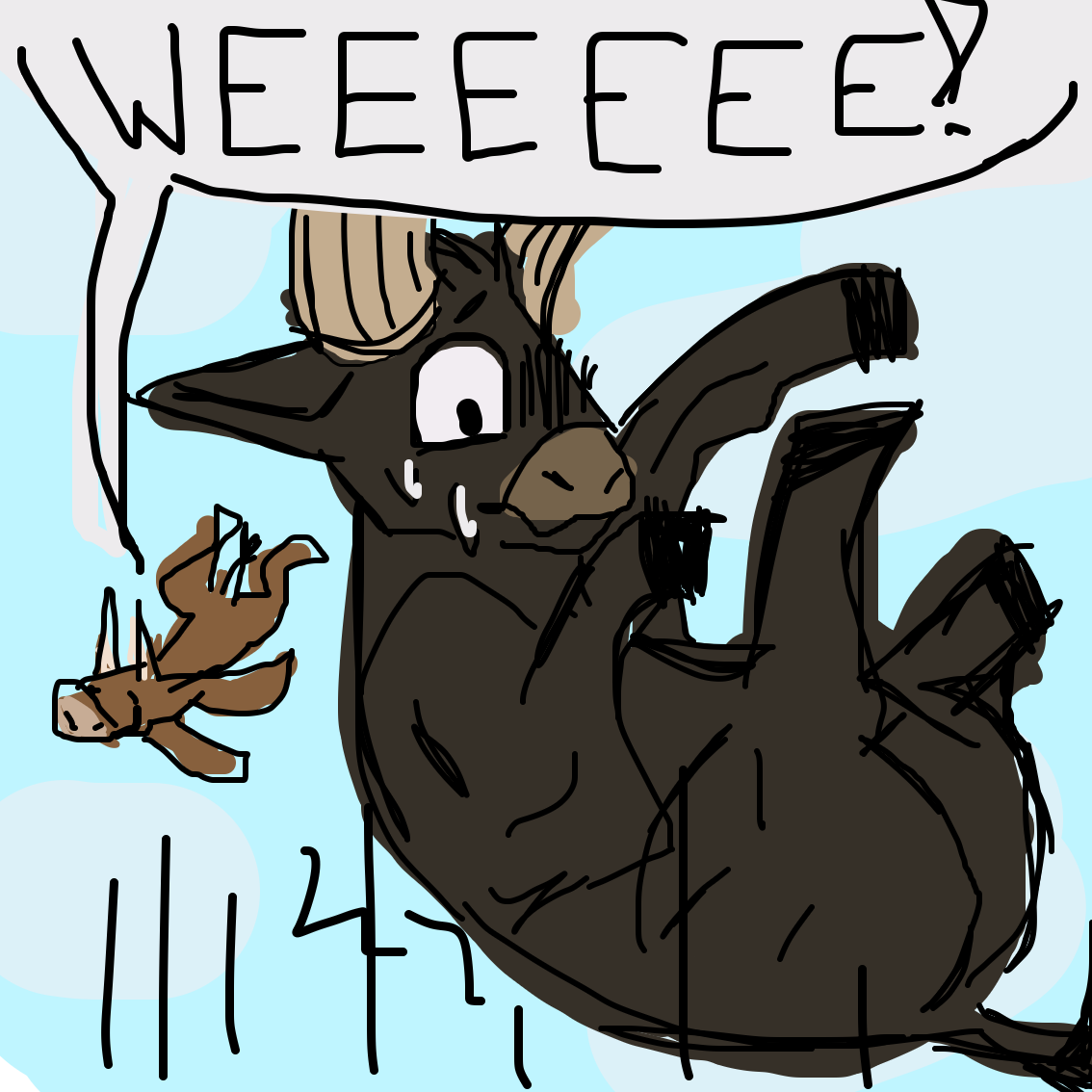 Drawing in Tramp"bull"ine by MY~LEIGH