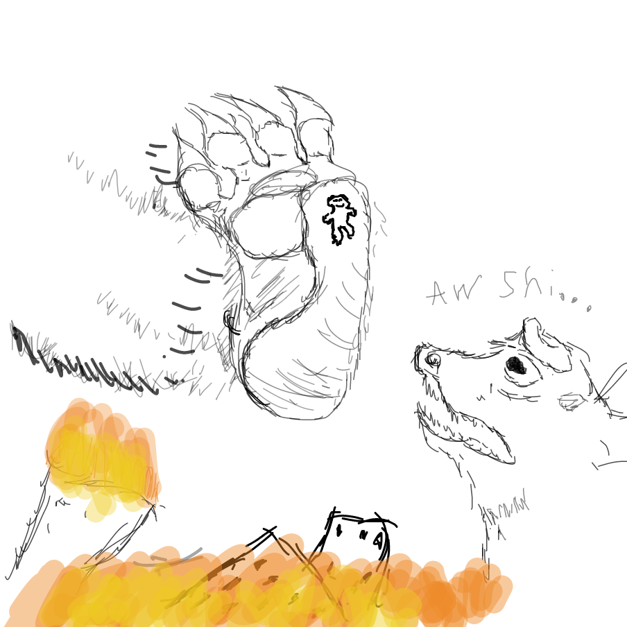 Drawing in King Of The Monster Whizzes by YARF