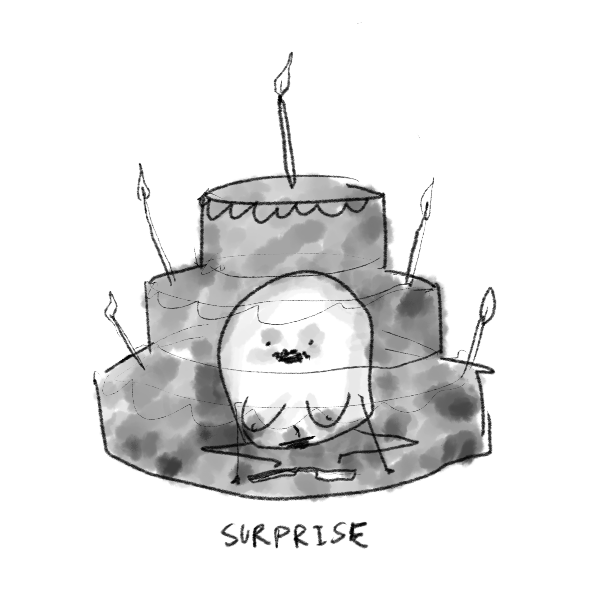 Drawing in Peekin' In by Potato Man