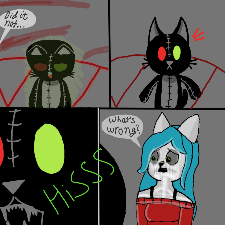 Deathly Pale - Online Drawing Game Comic Strip Panel by Setin