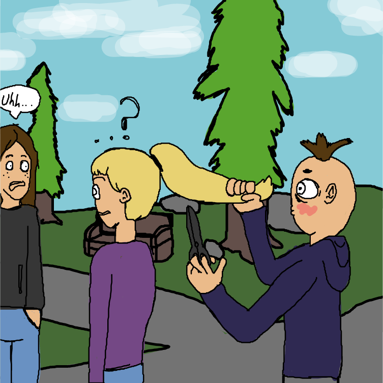 Drawing in My crush by Bountybooty