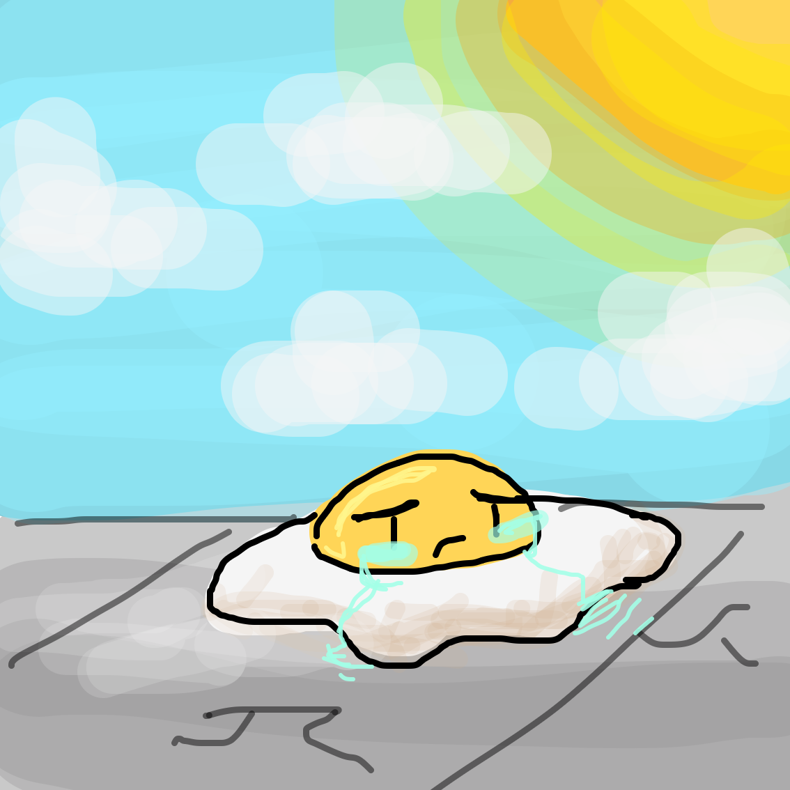 Drawing in hey by MY~LEIGH