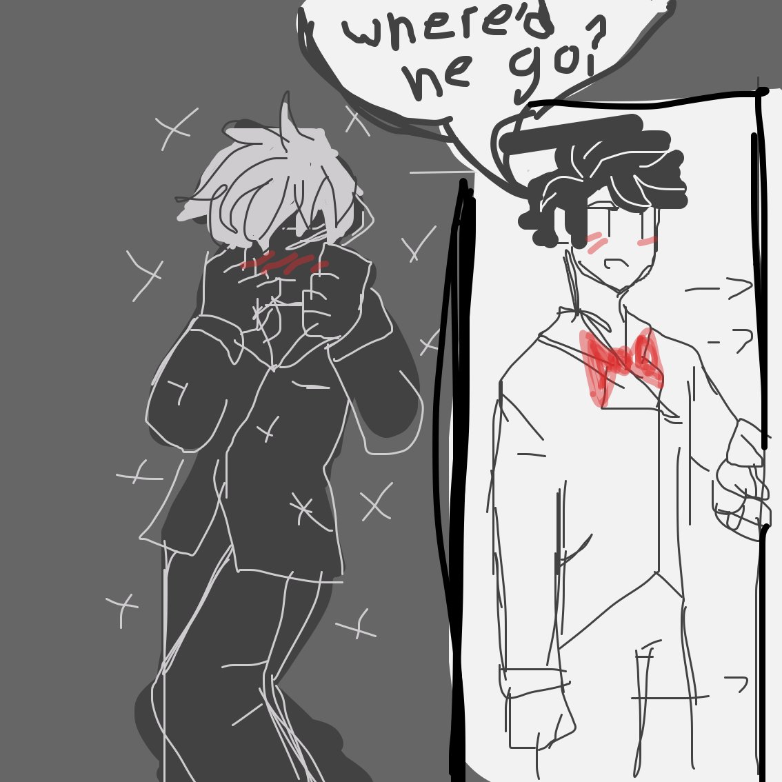 Drawing in something  by MY~LEIGH