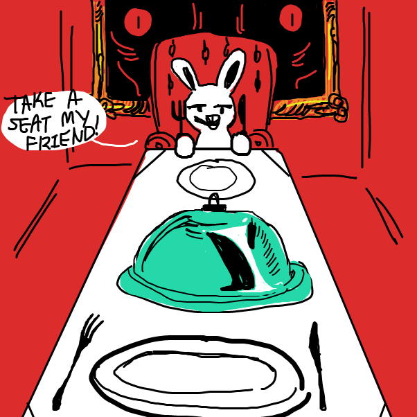 Drawing in take a seat by Chumky