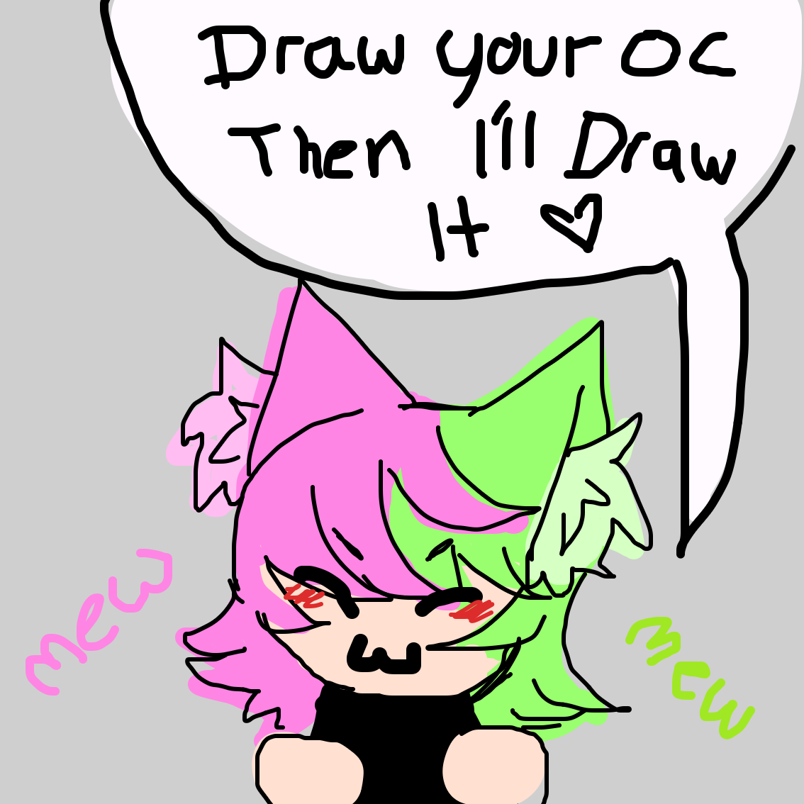 Drawing in I wanna draw you’re oc!  by MY~LEIGH