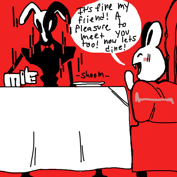 Drawing in take a seat by Chumky