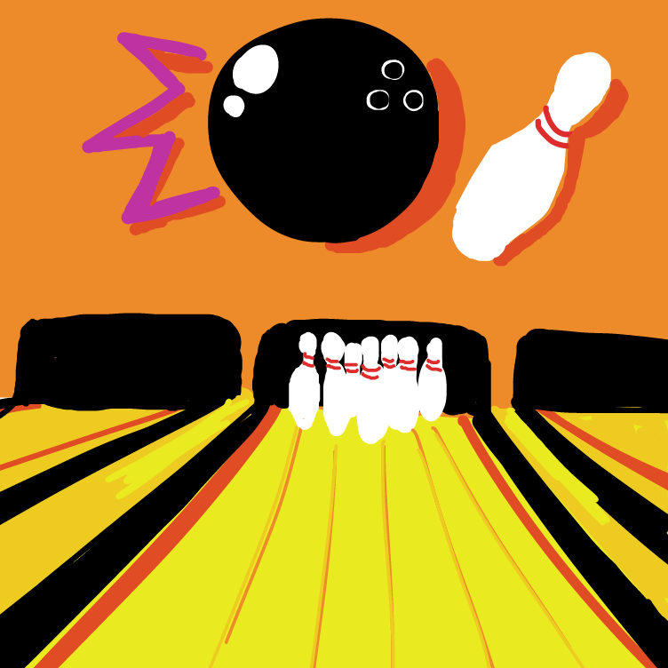 Drawing in 🎳 by ThaSilentArtist