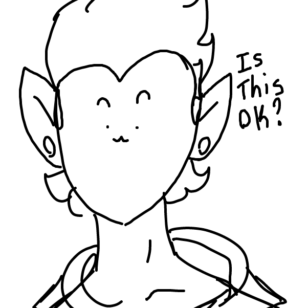 Drawing in What's your scary face? by Karkat