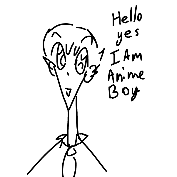 Drawing in grippe kun by Karkat