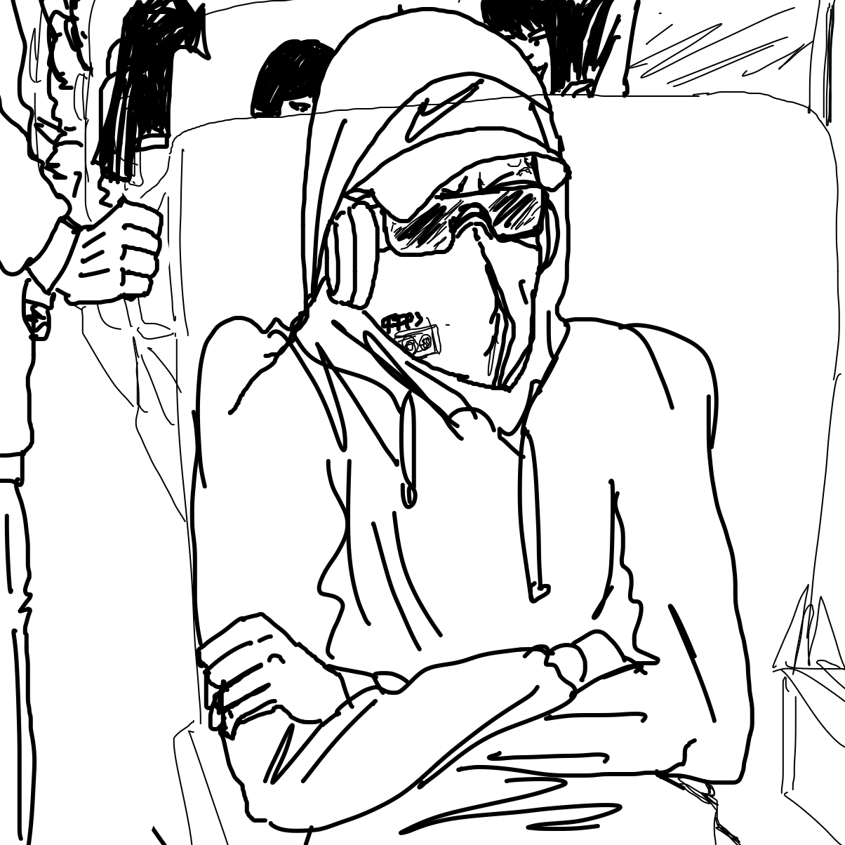 Drawing in Social distance by Scribbledabble