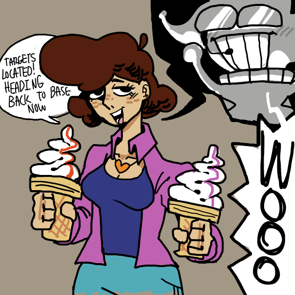 ice cream :) - Online Drawing Game Comic Strip Panel by Chumky