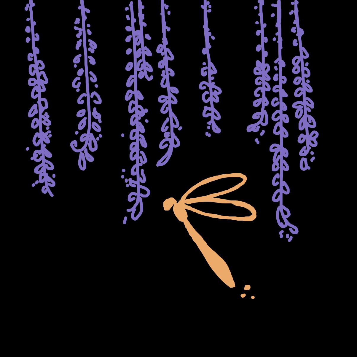 Drawing in butterfly by stritrus