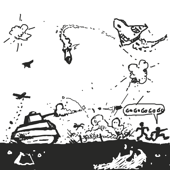 Drawing in Tank by DewyBob12