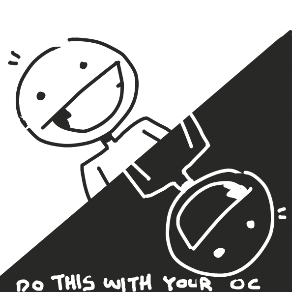 Drawing in Two sides by DewyBob12