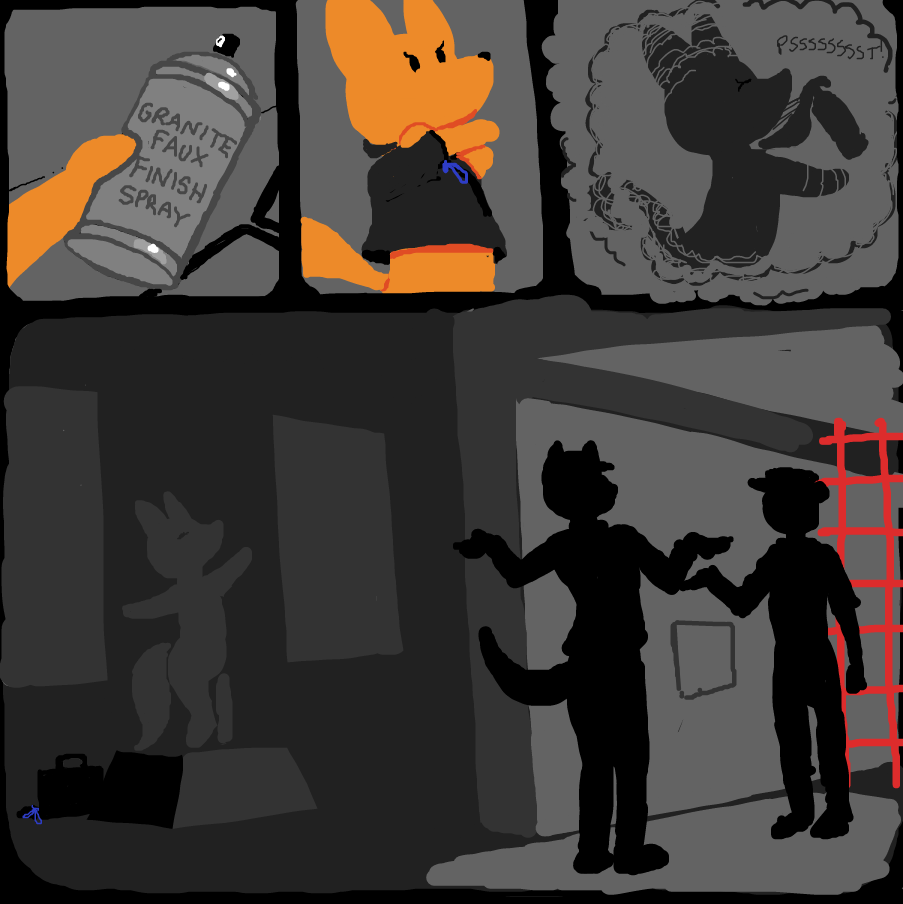  - Online Drawing Game Comic Strip Panel by TFD