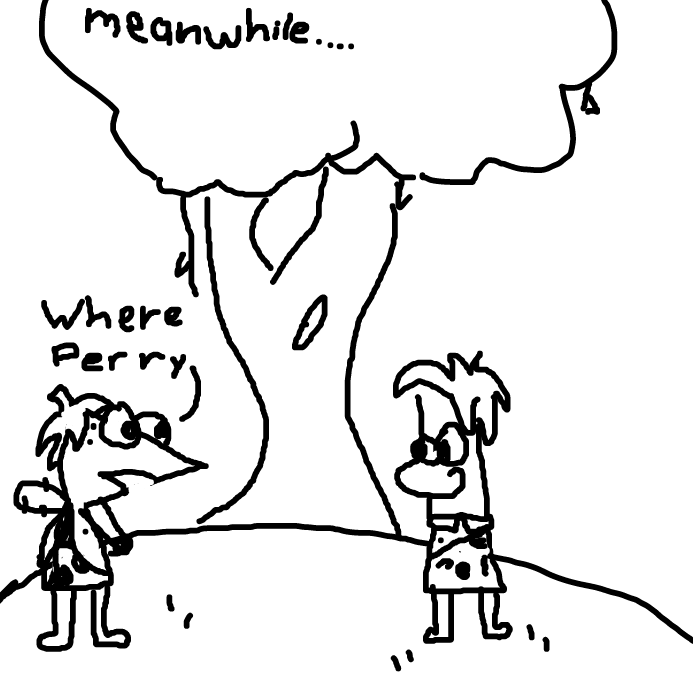 Where perry - Online Drawing Game Comic Strip Panel by Javimations
