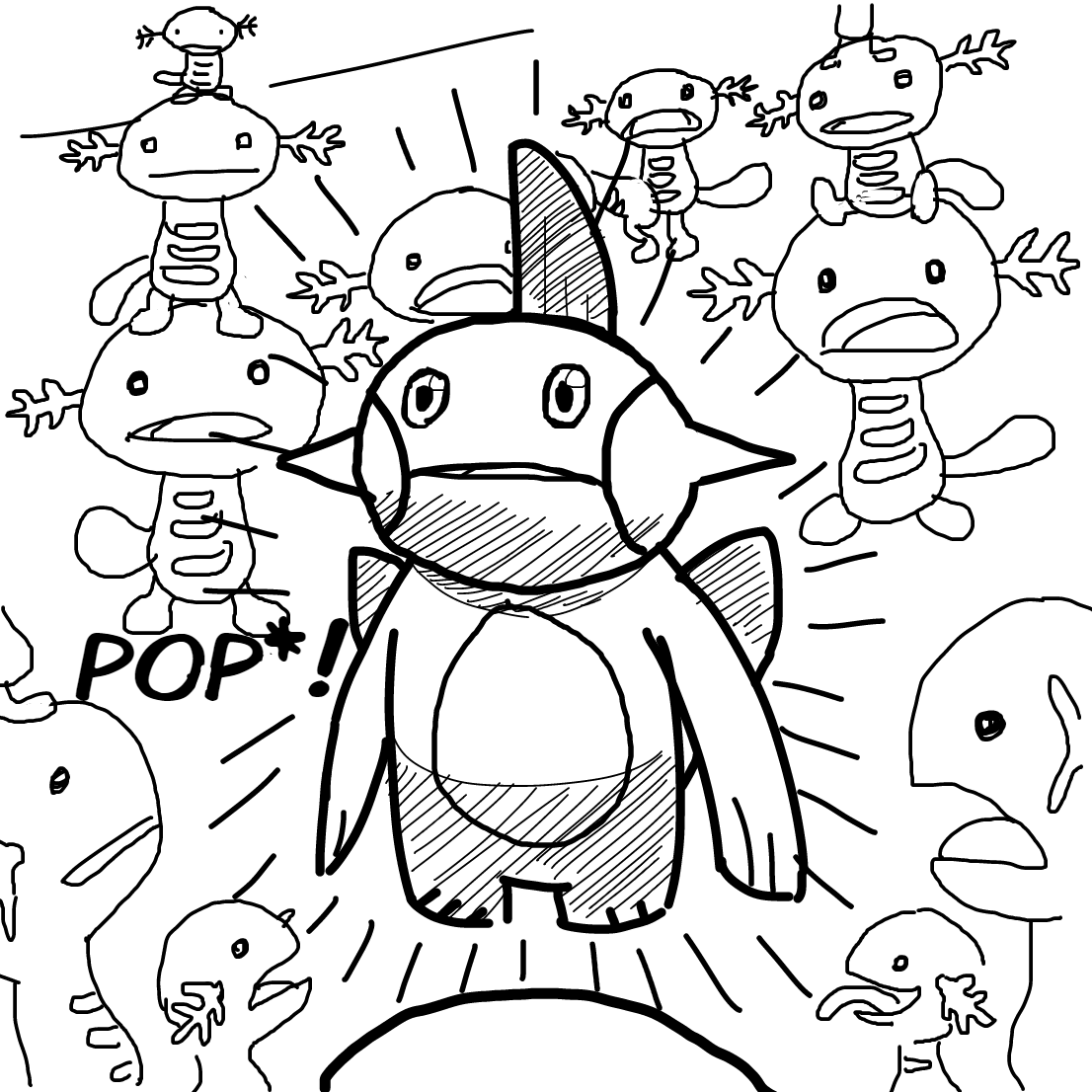 Drawing in Wooper by DeepDarkFantasies
