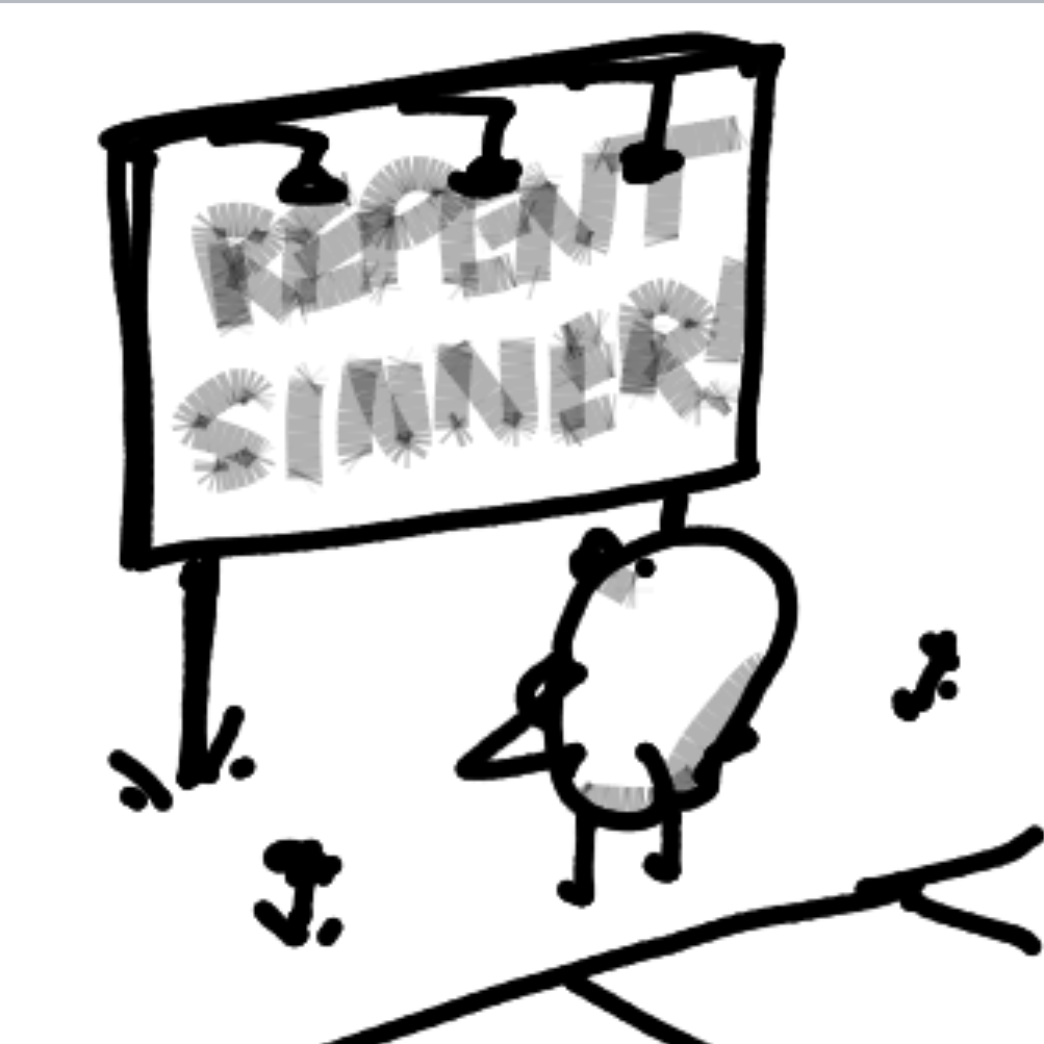 Drawing in The Path to Salvation by Potato Man