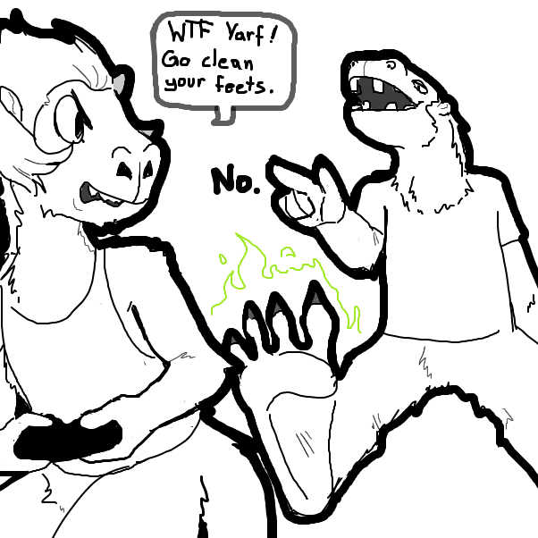  - Online Drawing Game Comic Strip Panel by Sluggishfella