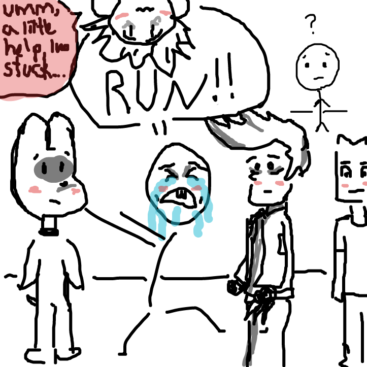 This is something part 2, look at the orignal first!! - Online Drawing Game Comic Strip Panel by StickBoyy