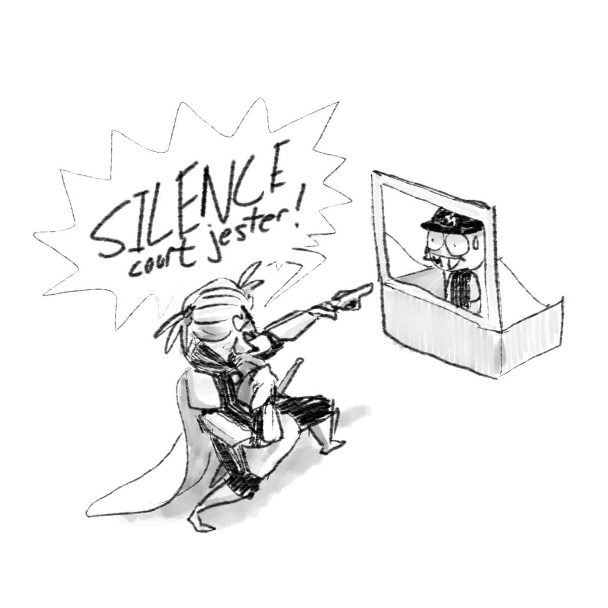 Drawing in Usurper by Potato Man