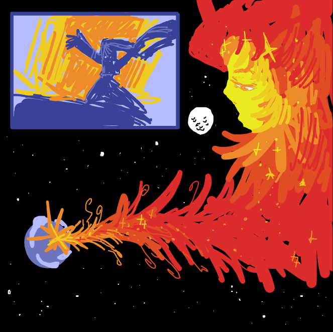 Drawing in Stardust by Chumky