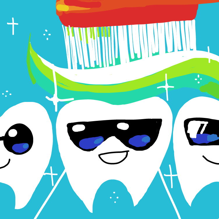 Drawing in PSA: Brush Every Day by ThaSilentArtist