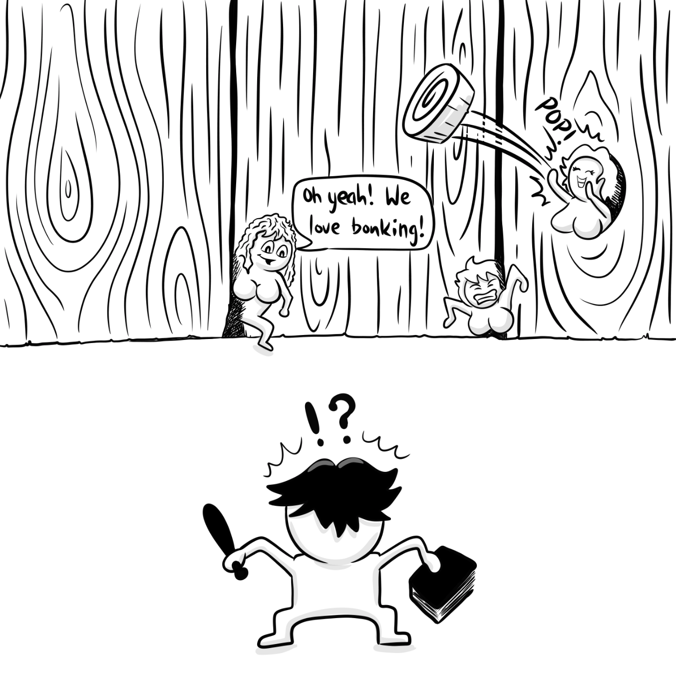  - Online Drawing Game Comic Strip Panel by Wizard Croissant