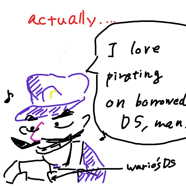 Drawing in don’t pirate mario party ds... by esehara