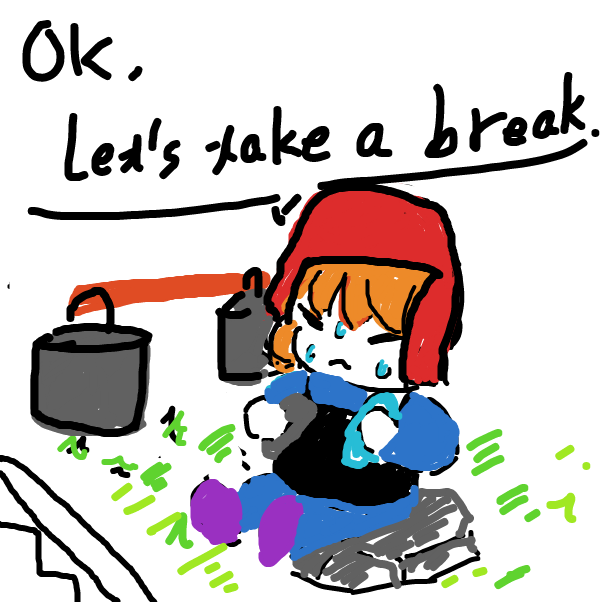 Drawing in  life of a Samsun women by esehara