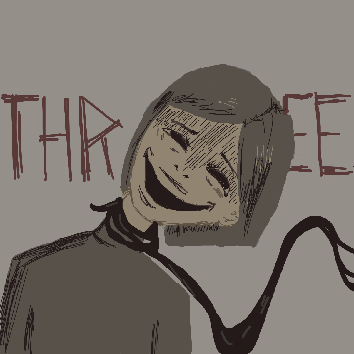 Something creepy - Online Drawing Game Comic Strip Panel by Guest225