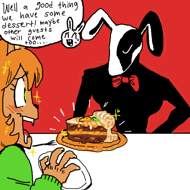 Drawing in dinnertime! by Chumky