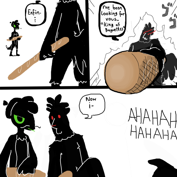 I feel like that one Rooster might be serious...  - Online Drawing Game Comic Strip Panel by Sluggishfella