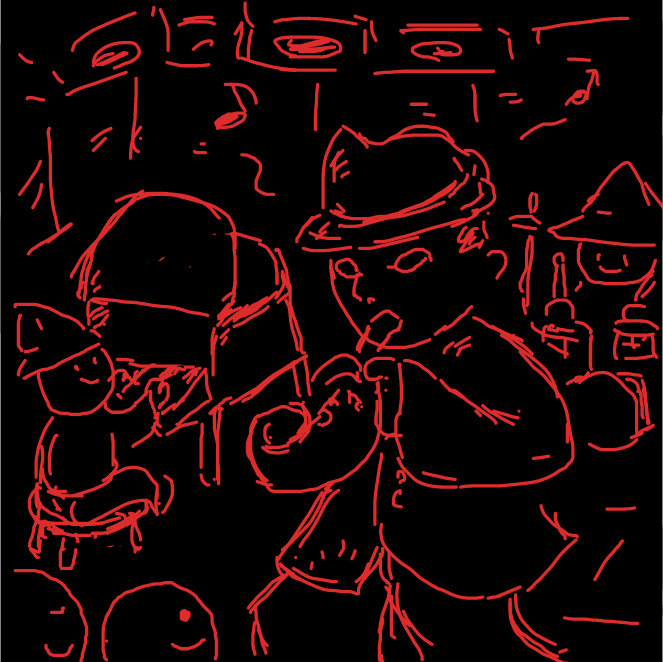  - Online Drawing Game Comic Strip Panel by esehara