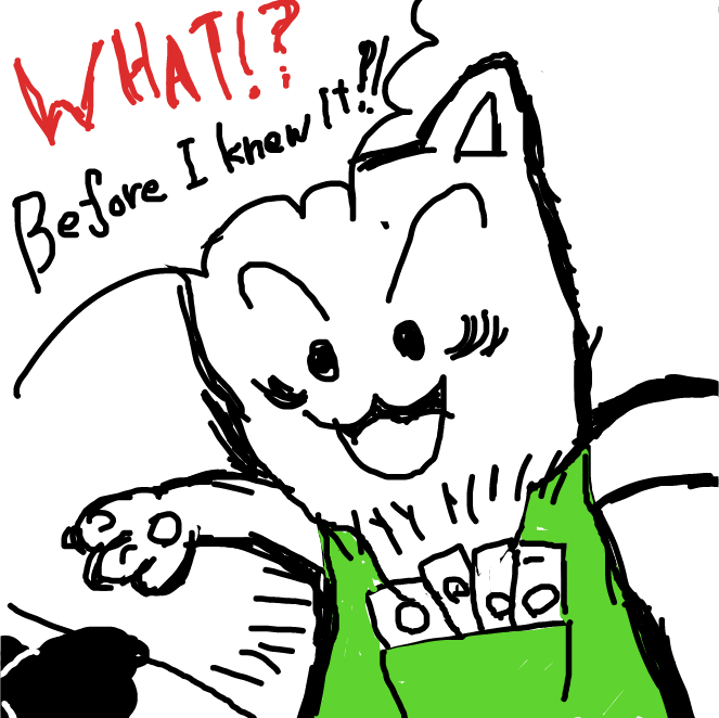 Drawing in kek by esehara