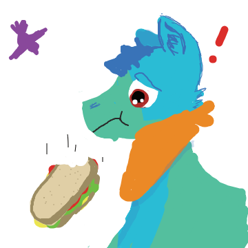 Drawing in Sandwich  by Bloooo