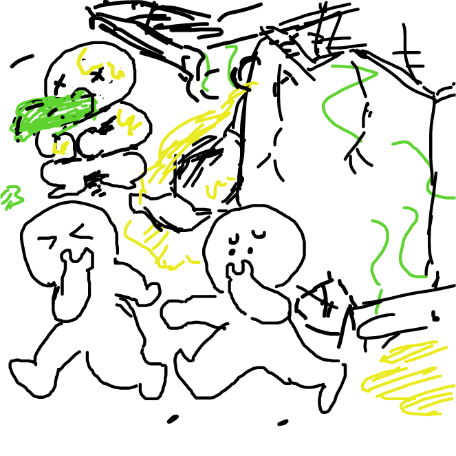 Drawing in King Of The Monster Whizzes by esehara