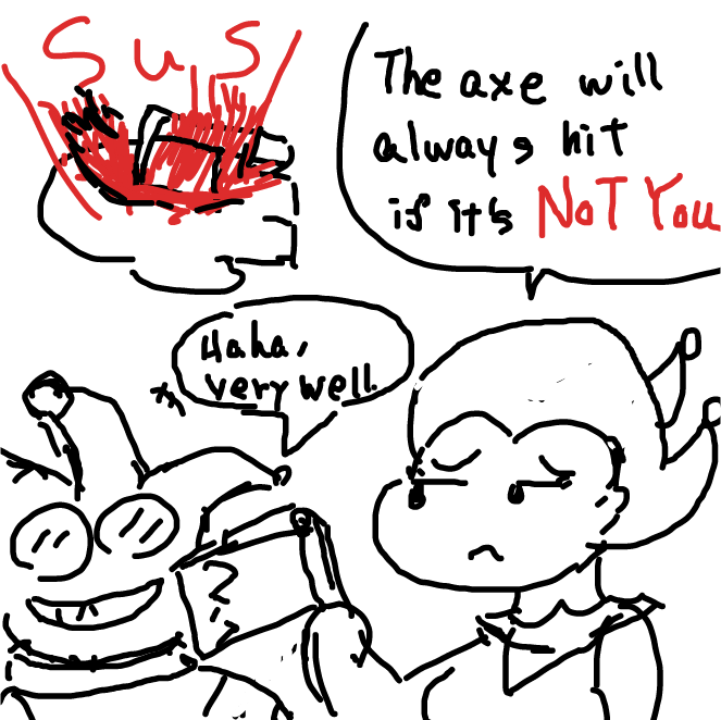 Drawing in Bad Jokes by esehara