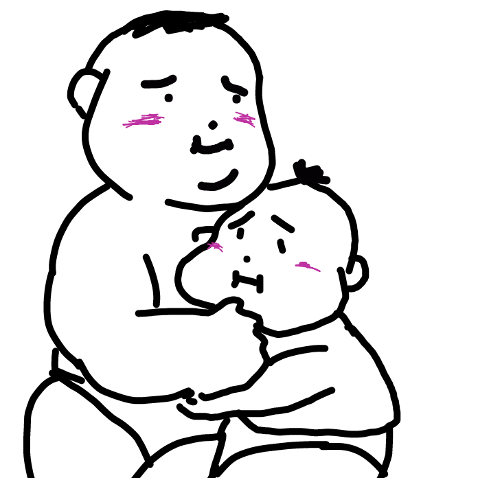 Liked webcomic Baby carrying a baby