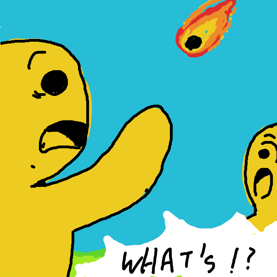 Drawing in Applin's adventure through space by esehara