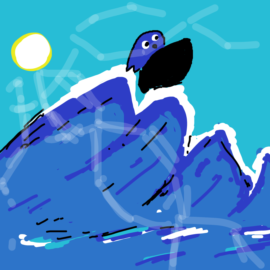 Drawing in Left out on Sea by esehara