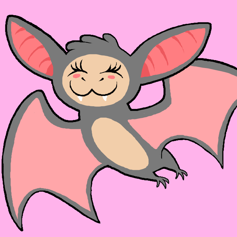 Bat's all, my cute friends! - Online Drawing Game Comic Strip Panel by TFD