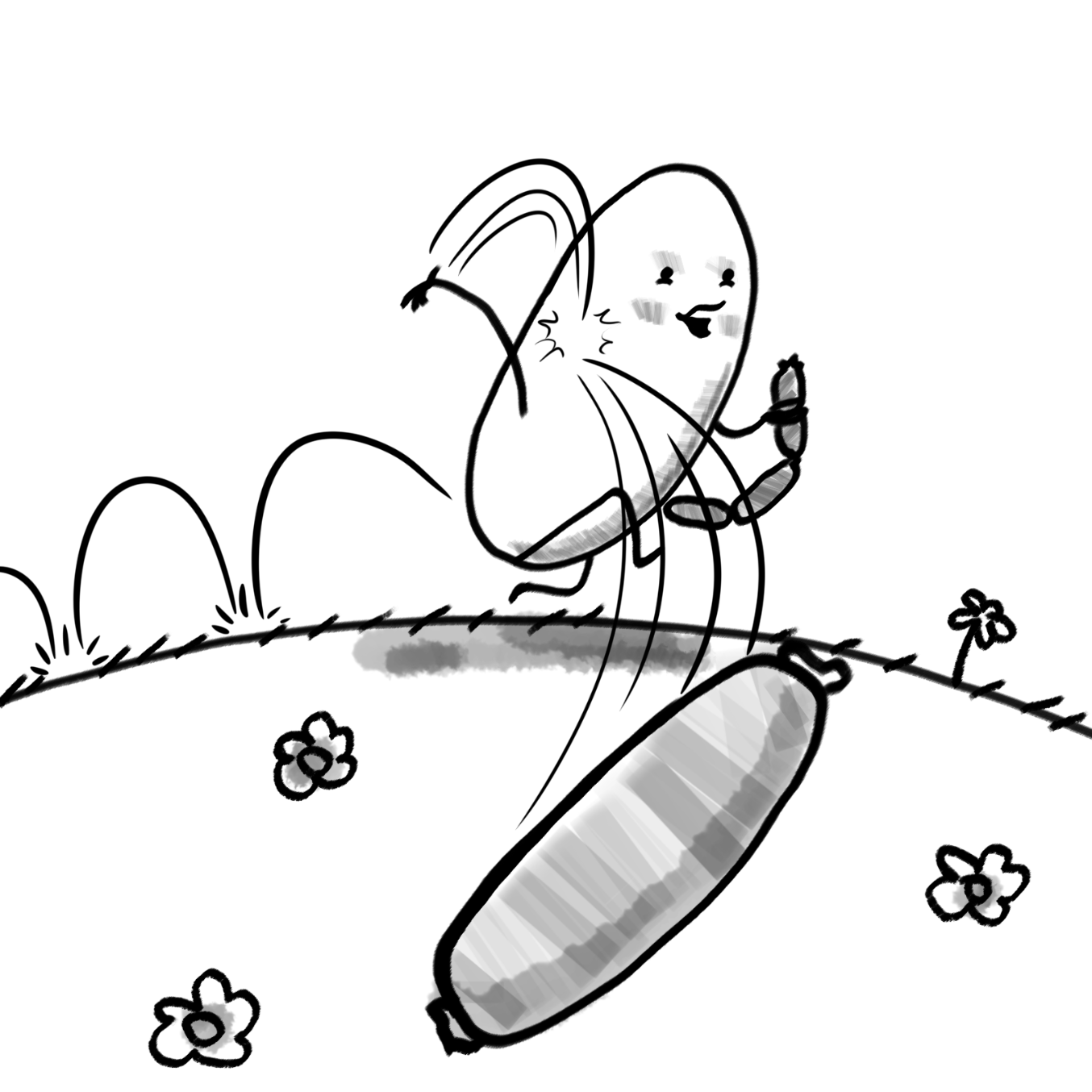  - Online Drawing Game Comic Strip Panel by Wizard Croissant